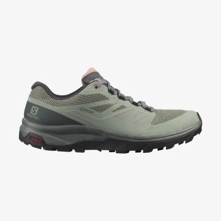 Scarpe Trekking Salomon OUTLINE GORE-TEX Donna Verde Oliva IT 9-E81